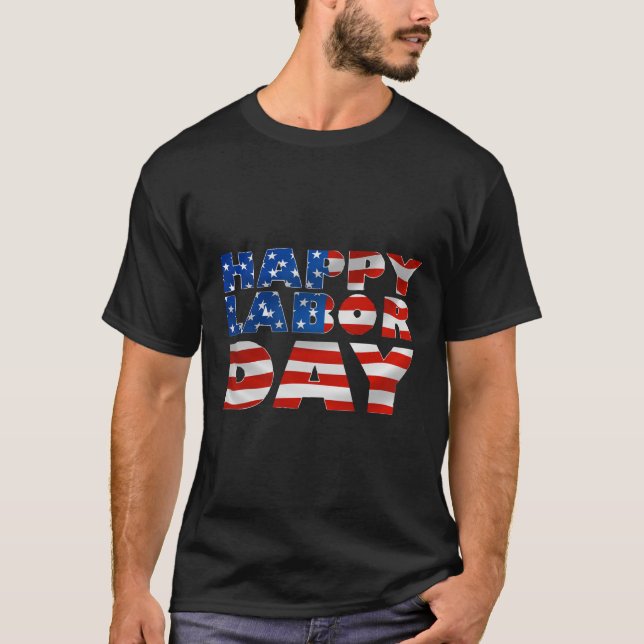 T-shirt Bonne fête du travail (Devant)