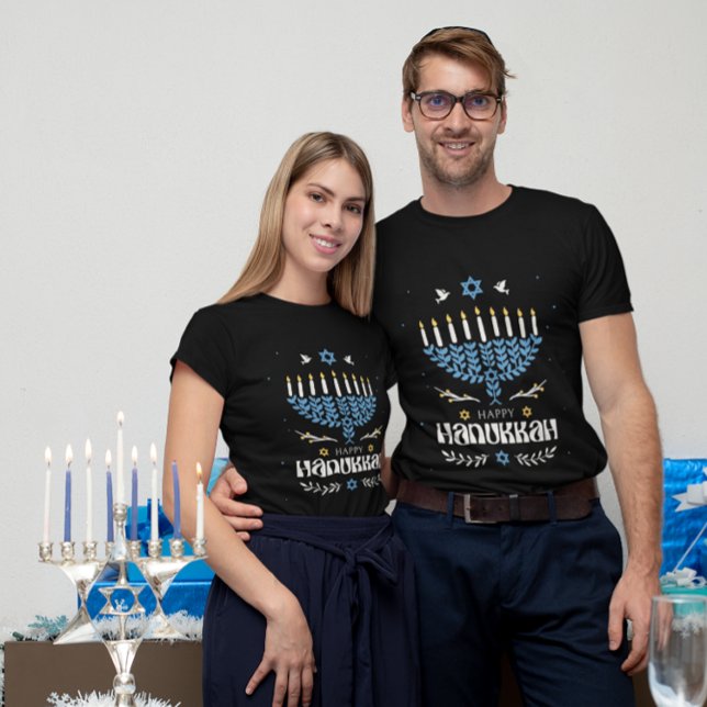 T-shirt Bonne Hanoukka (Créateur téléchargé)