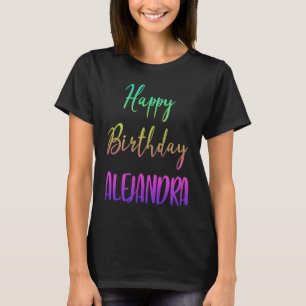 T-shirt Bonne idée d'anniversaire Alejandra