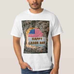 T-shirt Bonne journée du travail usa