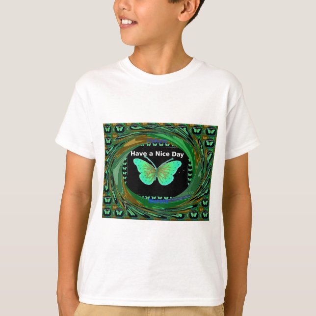 T-shirt Bonne journée et meilleure nuit papillon.png (Devant)