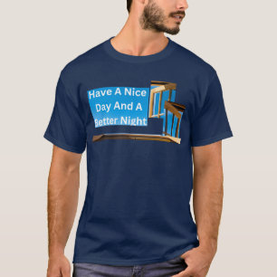 T-shirt Bonne journée et une meilleure nuit avec gratitude