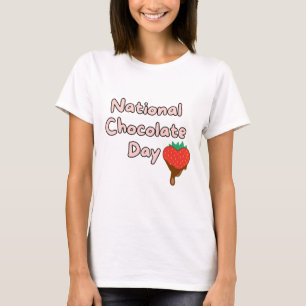 T-shirt Bonne journée nationale du chocolat