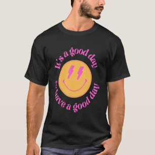 T-shirt Bonne Journée Pour Les Femmes Hommes Enfants Souri