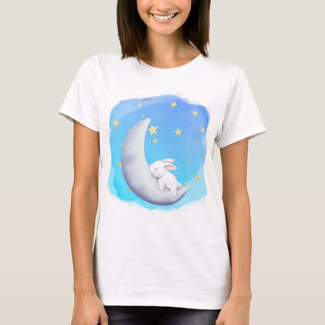 T-shirt Bonne nuit Bunny Moon (Devant)