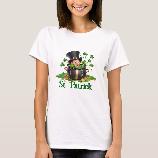 T-shirt Bonne Saint Patrick Day (Devant)