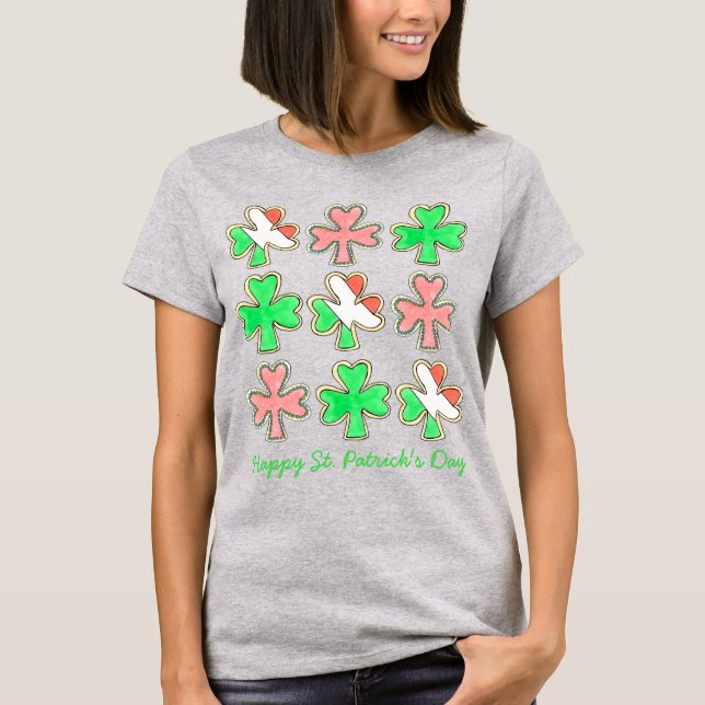 T-shirt Bonne Saint Patrick's Day Shamrock Cookie