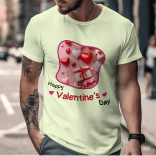 T-shirt Bonne Saint-Valentin - Connexion passionnée