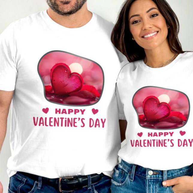 T-shirt Bonne Saint-Valentin - Romantique Bliss (Créateur téléchargé)
