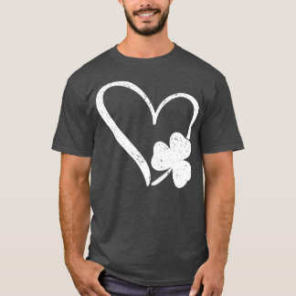T-shirt Bonne St Patrick's Day Irish Shamrock Heart