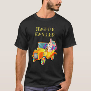 T-shirt Bonne voiture de conduite lapin de Pâques