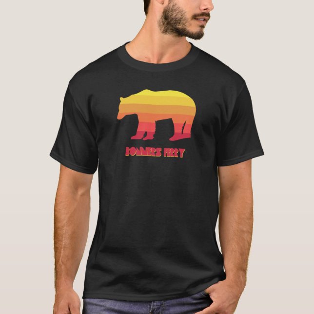 T-shirt Bonners Ferry Idaho Rainbow Bear (Devant)
