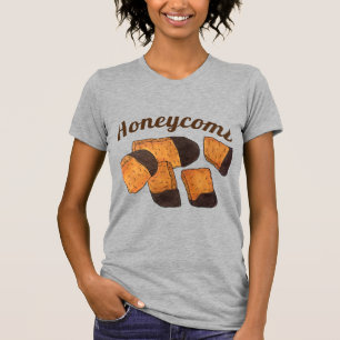 T-shirt Bonnet de miel britannique Éponge Cendres Toffee C