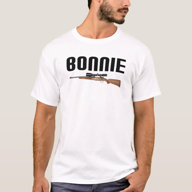 T-shirt Bonnie et Clyde Couple (Devant)
