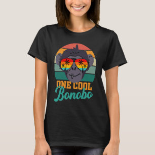T-shirt Bonobo chimpanzé lunettes de soleil tropicales hom