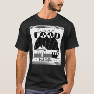 T-shirt Bons Aliments Moondance Diner Café frais Classique