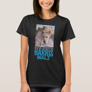 T-shirt Bons chiens pour Harris/Walz