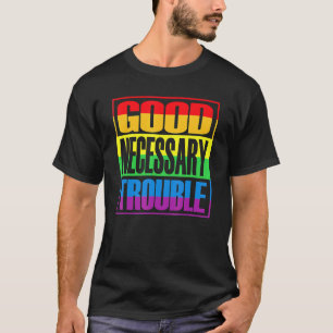T-shirt Bons Problèmes Nécessaires Lgbtq+ Droits Lgbt Me F