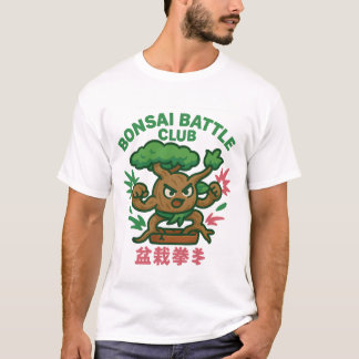 T-shirt Bonsai Battle Club – Fierce Roots, Calm Mind