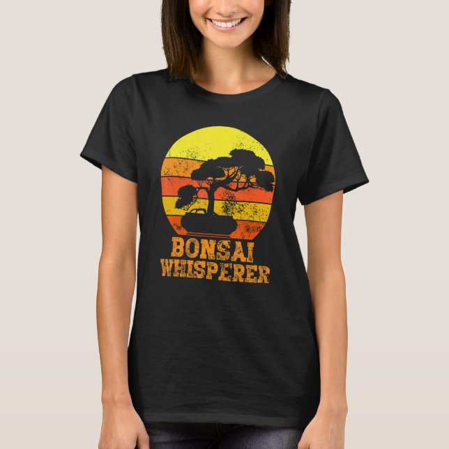 T-shirt Bonsai Whisperer  Japanese Bonsai Tree (Devant)