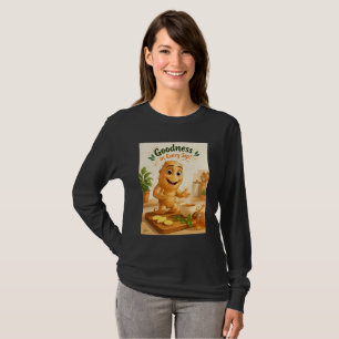 T-shirt Bonté dans chaque gorgée manches longues