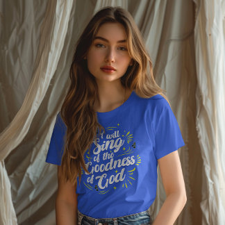 T-shirt Bonté de Dieu Typographique Joyeuse