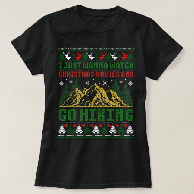 T-shirt Bonté Étincelante Drôle Doux Vilain Chaud De Noël  (Design devant)