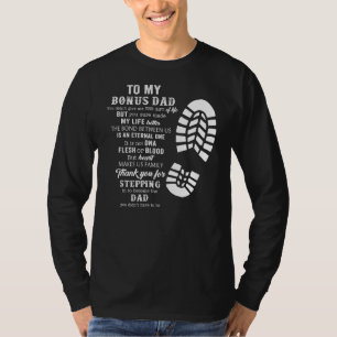 T-shirt Bonus Dad Fête des pères cadeau de Stepdad pour