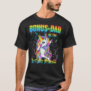 T-shirt Bonus Papa De L'Anniversaire Princesse Cute Dabbin