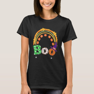 T-shirt Boo avec araignées et chapeau de sorcière Hallowee