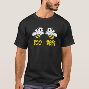 T-shirt Boo Bee Couples Halloween Costume d'abeille Fantôm