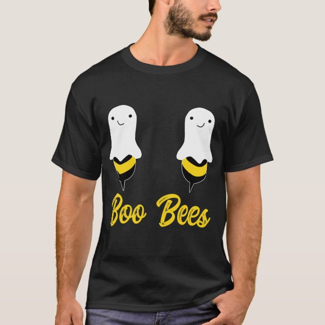 T-shirt Boo Bees Couples Halloween Costume Funny Bees Tees (Devant)
