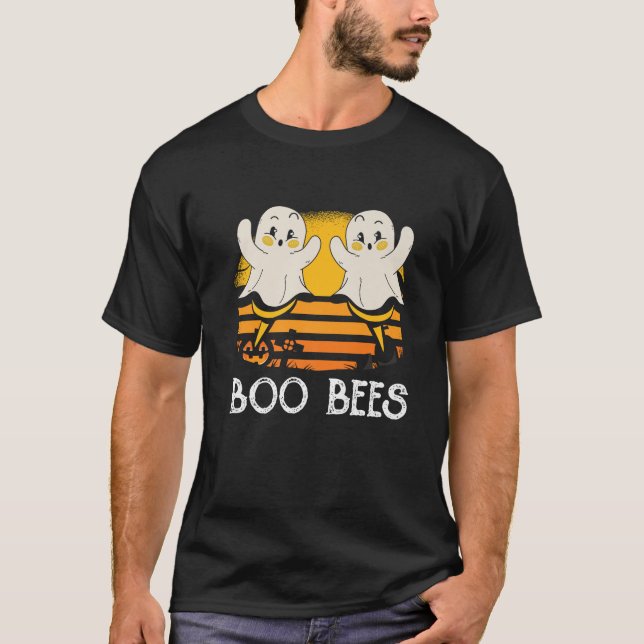 T-shirt Boo Bees Drôle Costume d'Halloween pour les couple (Devant)