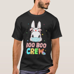 T-shirt Boo Boo Crew Bunny Nurse Rabbit de Pâques Masque v