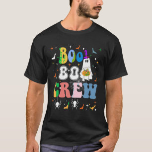 T-shirt Boo Boo Crew Family Matching Funny Ghost Team Hall