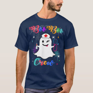 T-shirt Boo Boo Crew Funny Ghost EMS EMT Paramedic Nurse H
