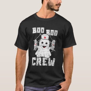 T-shirt Boo Boo Crew Funny Nurse Halloween Ghost Costume G