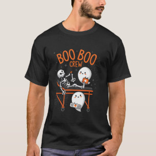 T-shirt Boo Boo Crew Ghost Doctor Paramedic Emt Nurse Hall