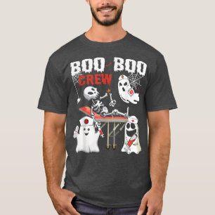 T-shirt Boo Boo Crew Ghost Doctor Paramedic EMT Nurse Hall