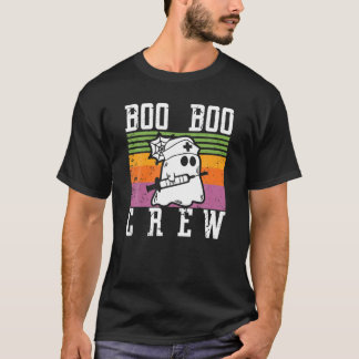 T-shirt Boo Boo Infirmière d'équipage Retro Infirmières d'