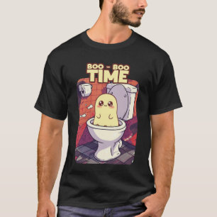 T-shirt Boo-Boo Time - Drôle Design de Toilettes Ghost