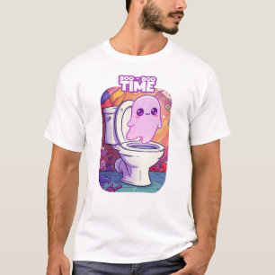 T-shirt Boo-Boo Time - Drôle Design de Toilettes Ghost