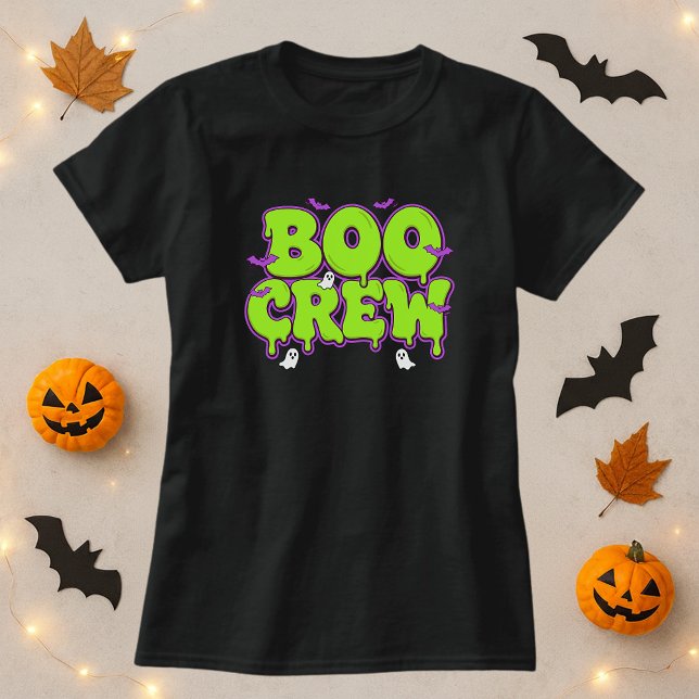 T-shirt BOO CREW Halloween Slime Ghost Bat Halloween (Créateur téléchargé)