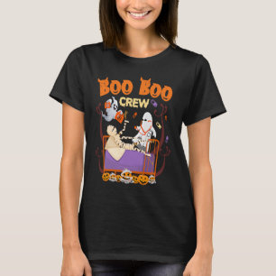 T-shirt Boo Crew Paramedic EMT Nurse Médicale Ghost Hallow