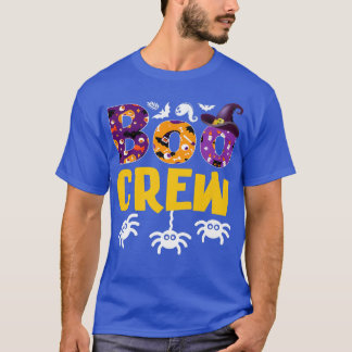 T-shirt BOO CREW Pompons Bats Halloween Co