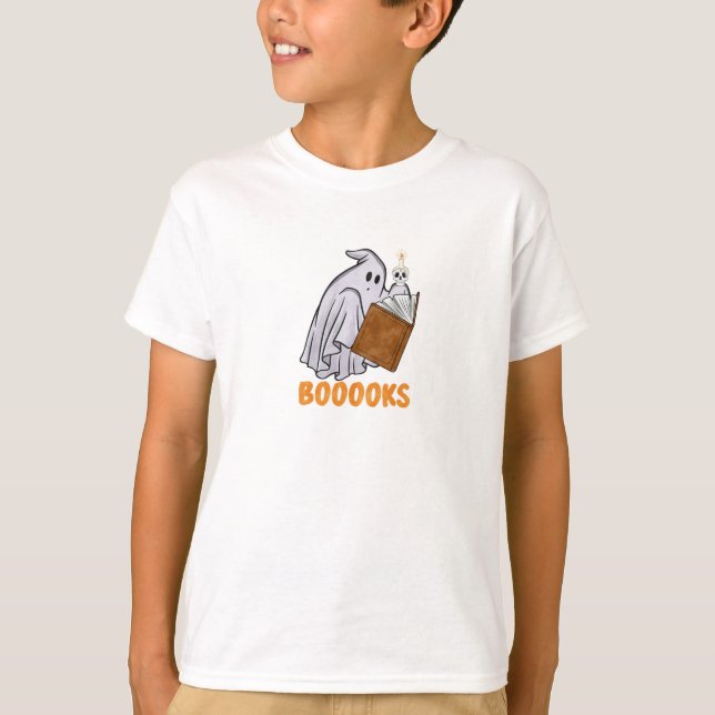 T-shirt Boo drôle Halloween dire (Devant)