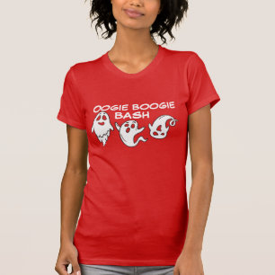 T-shirt Boo-gie Éffrayant Funny Ghosts Jam Halloween Tee -