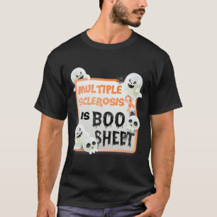 T-shirt Boo Halloween Ghost Ms Multiple Sclerosis Is Boo S