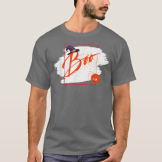 T-shirt BOO Happy Halloween Boo with Spiders and Witch Hat