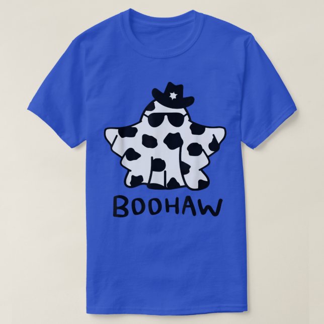 T-shirt Boo Haw, Retro Boo Haw Ghost Cowbo Halloween (Design devant)